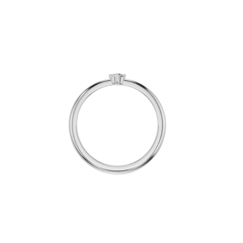 kowaj jewelers Elegant Silver Solitaire Ring