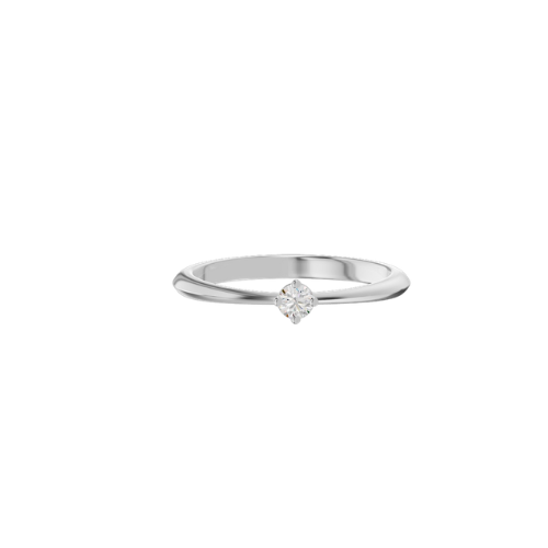 kowaj jewelers Elegant Silver Solitaire Ring